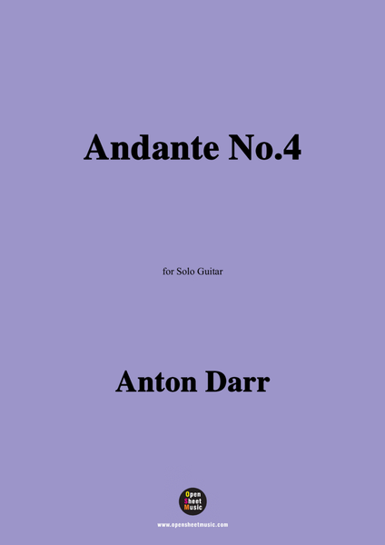 Adam Darr-Andante No.4,for Guitar image number null