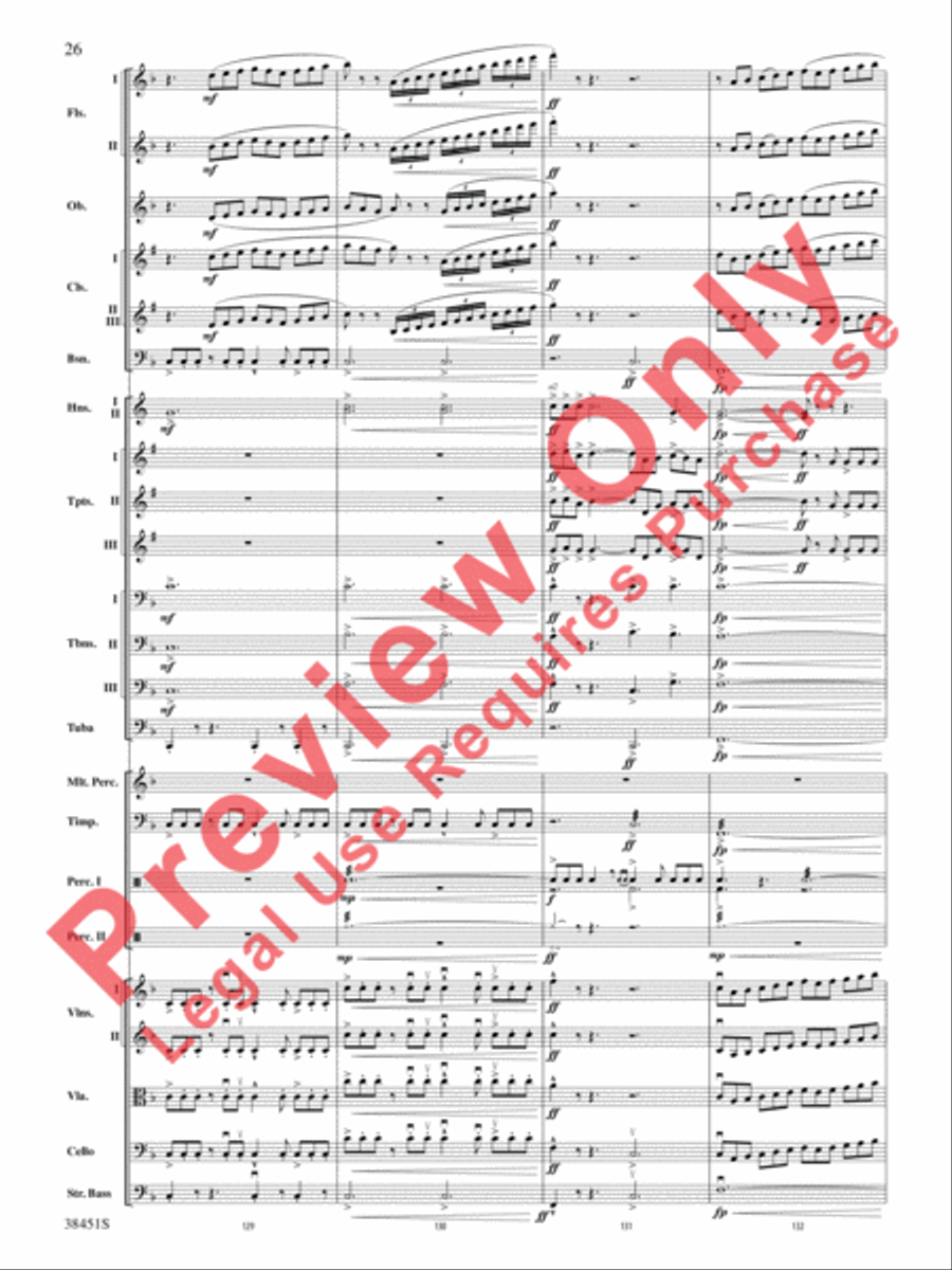 Resurgences Full Orchestra scores gallery preview page 27