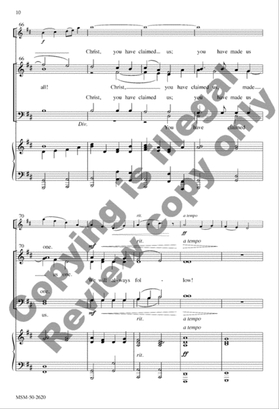 Light of the World 4-Part scores gallery preview page 21