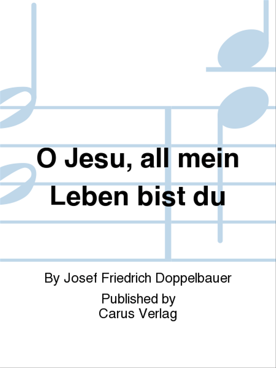 O Jesu, all mein Leben bist du 4-Part scores gallery preview page 1