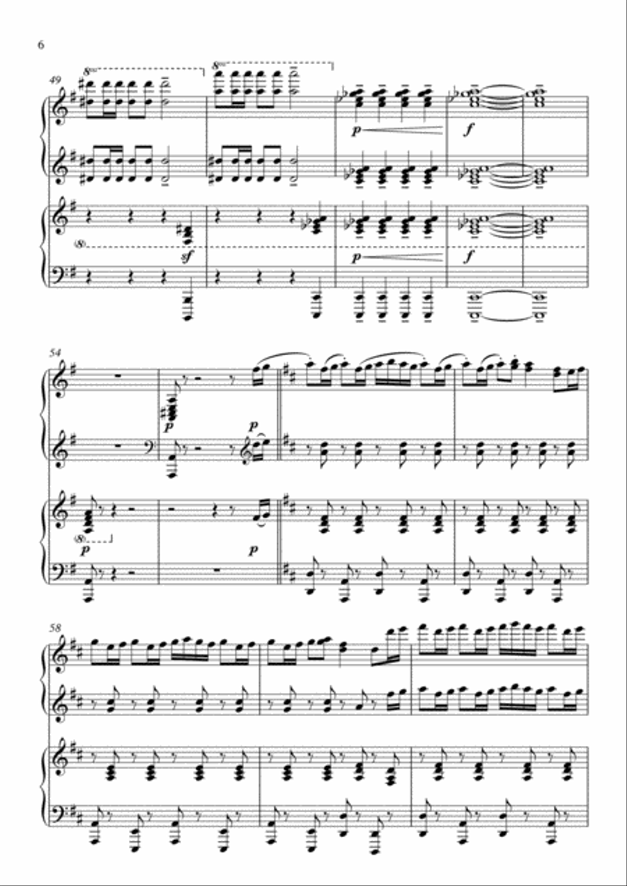 The Carnival Piano scores gallery preview page 6