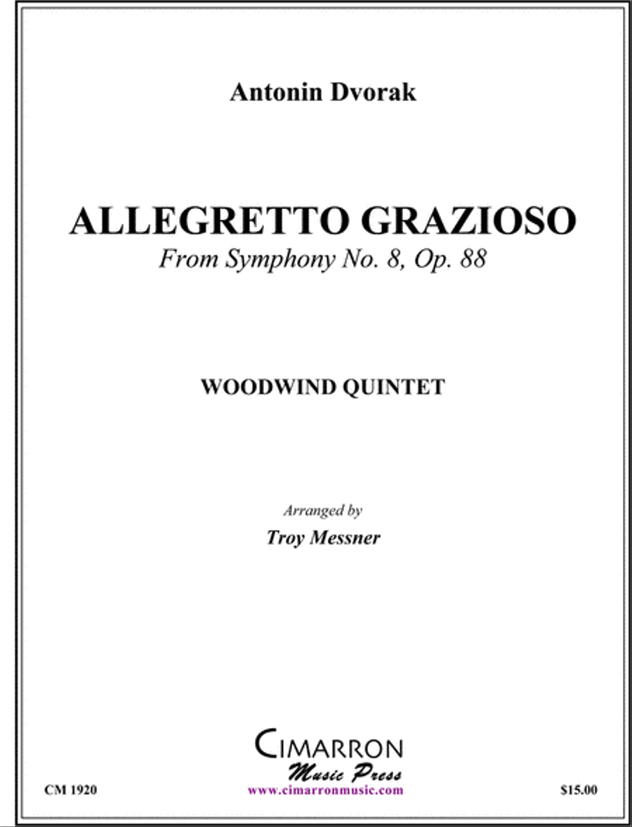 Allegretto Grazioso Woodwind Quintet scores gallery preview page 1
