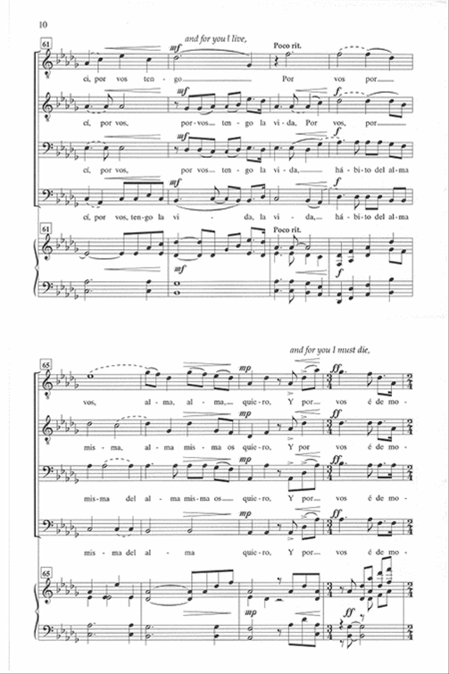 Amor de mi Alma - TTBB TTBB scores gallery preview page 9