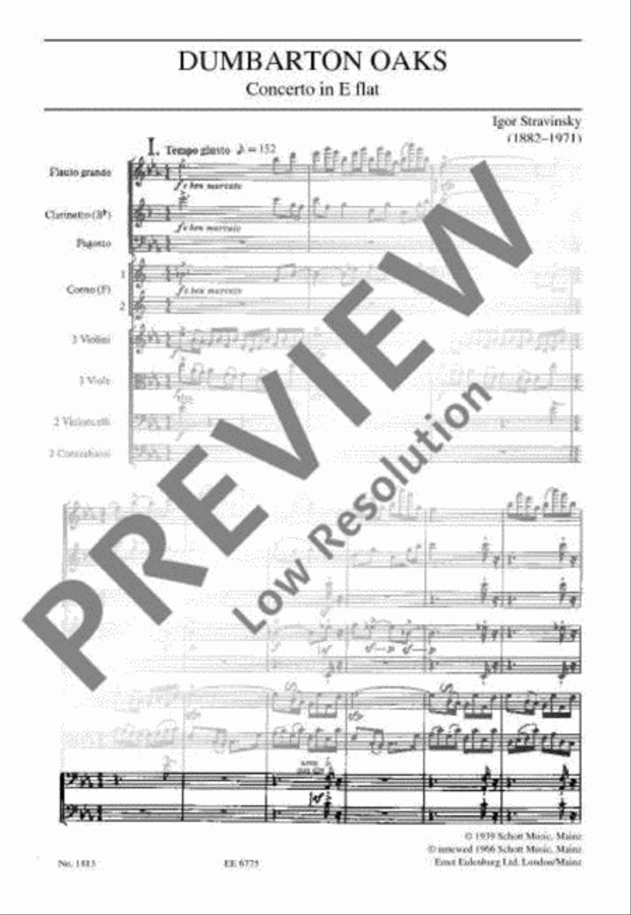 Concerto in E flat 