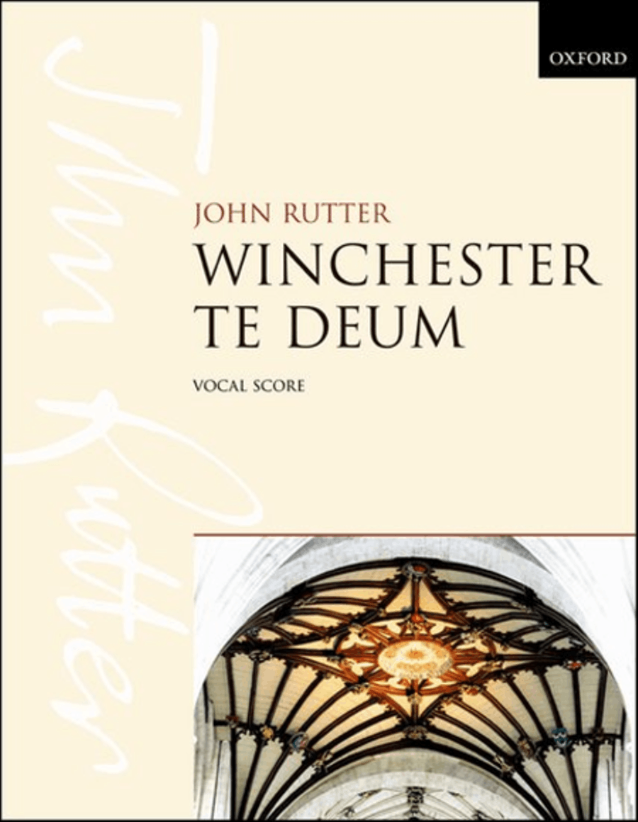 Winchester Te Deum 4-Part scores gallery preview page 1