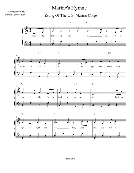 The Marine's Hymn image number null
