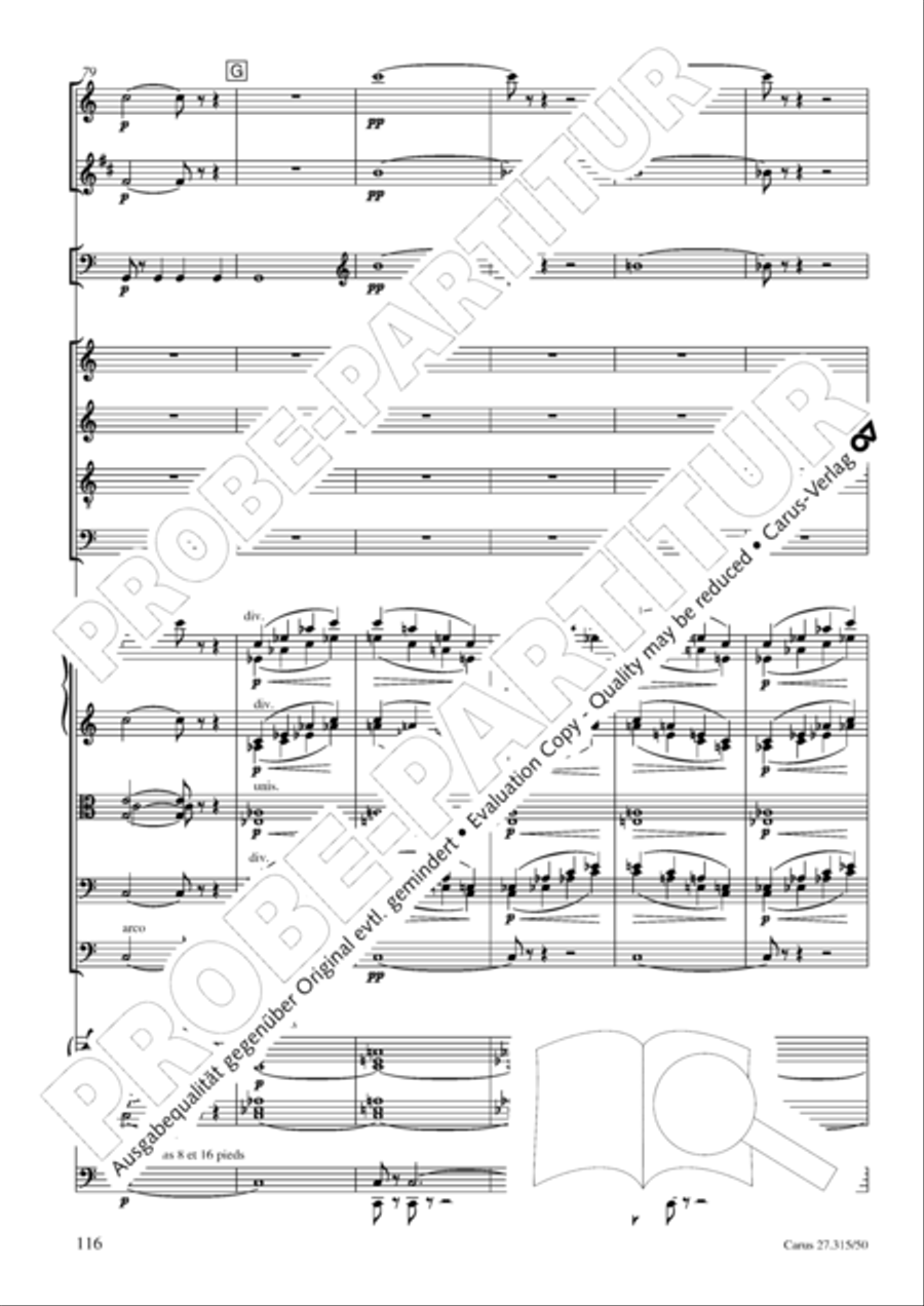Requiem in C major 4-Part scores gallery preview page 119