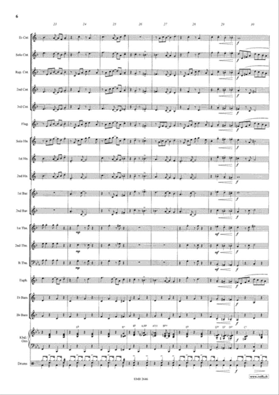 Maple Leaf Rag Brass Band scores gallery preview page 7