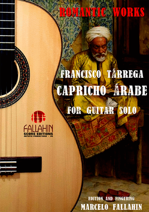Book cover for CAPRICHO ÁRABE - FRANCISCO TARREGA - FOR GUITAR SOLO