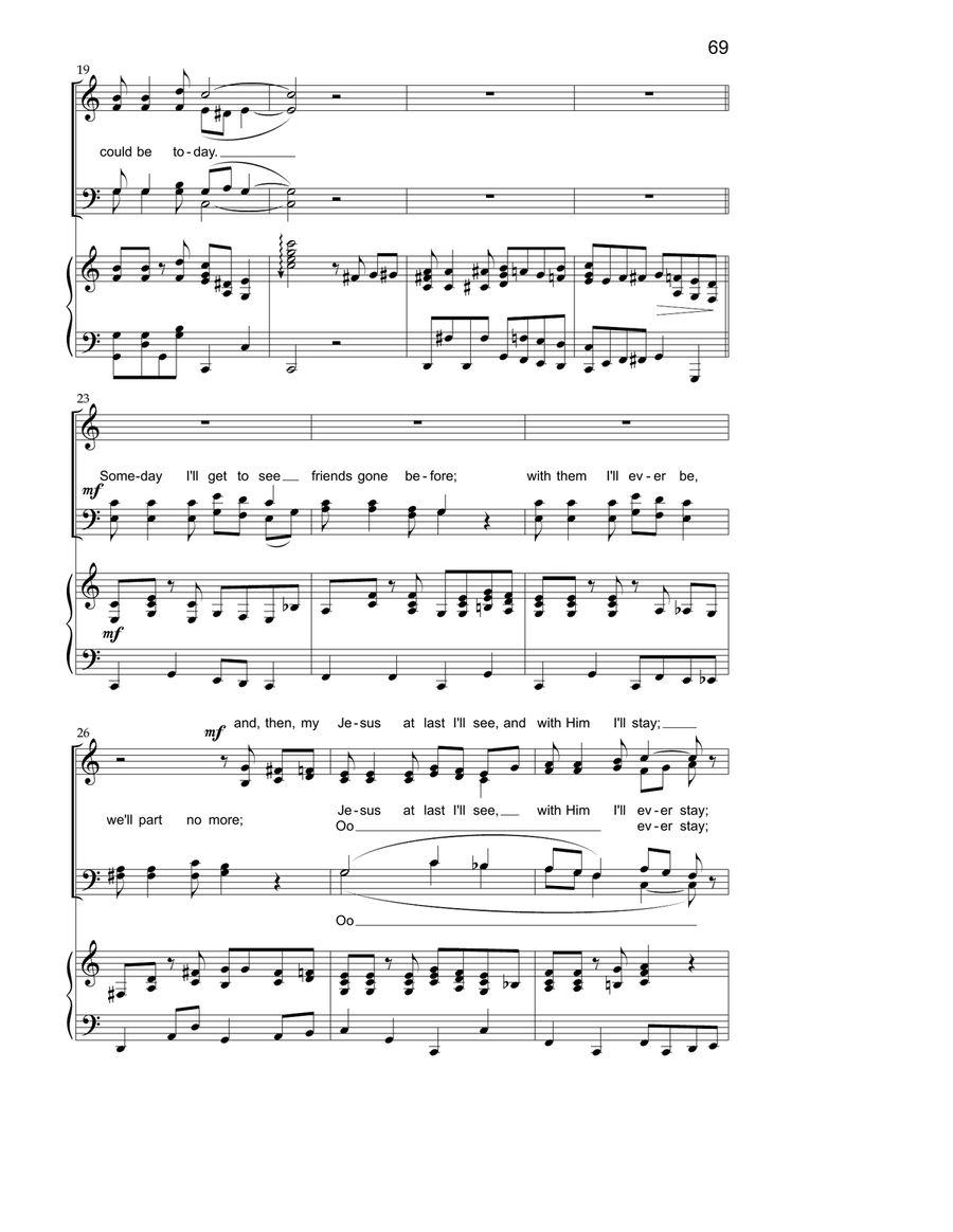 Someday Someday 4-Part scores gallery preview page 3