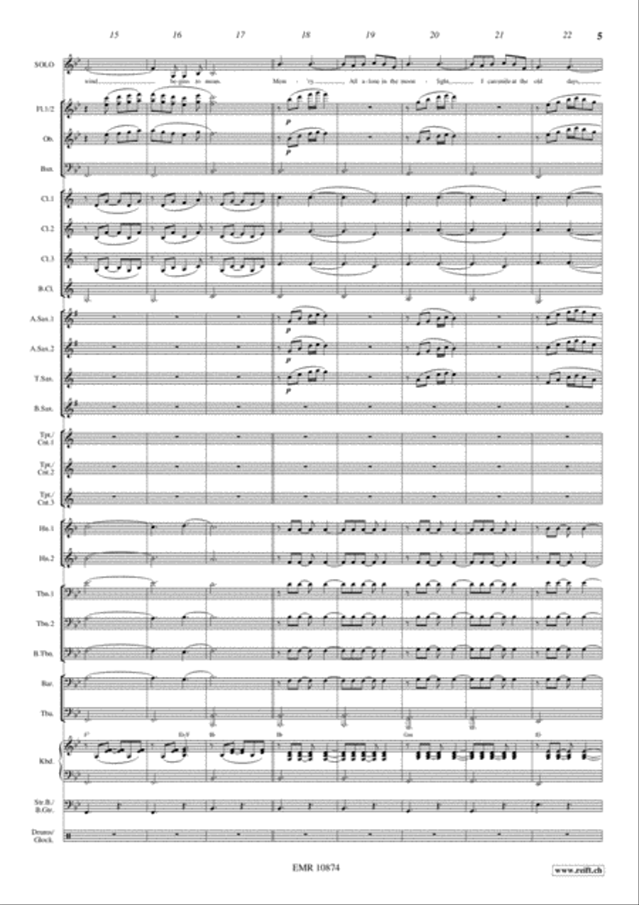 Memory Concert Band scores gallery preview page 6