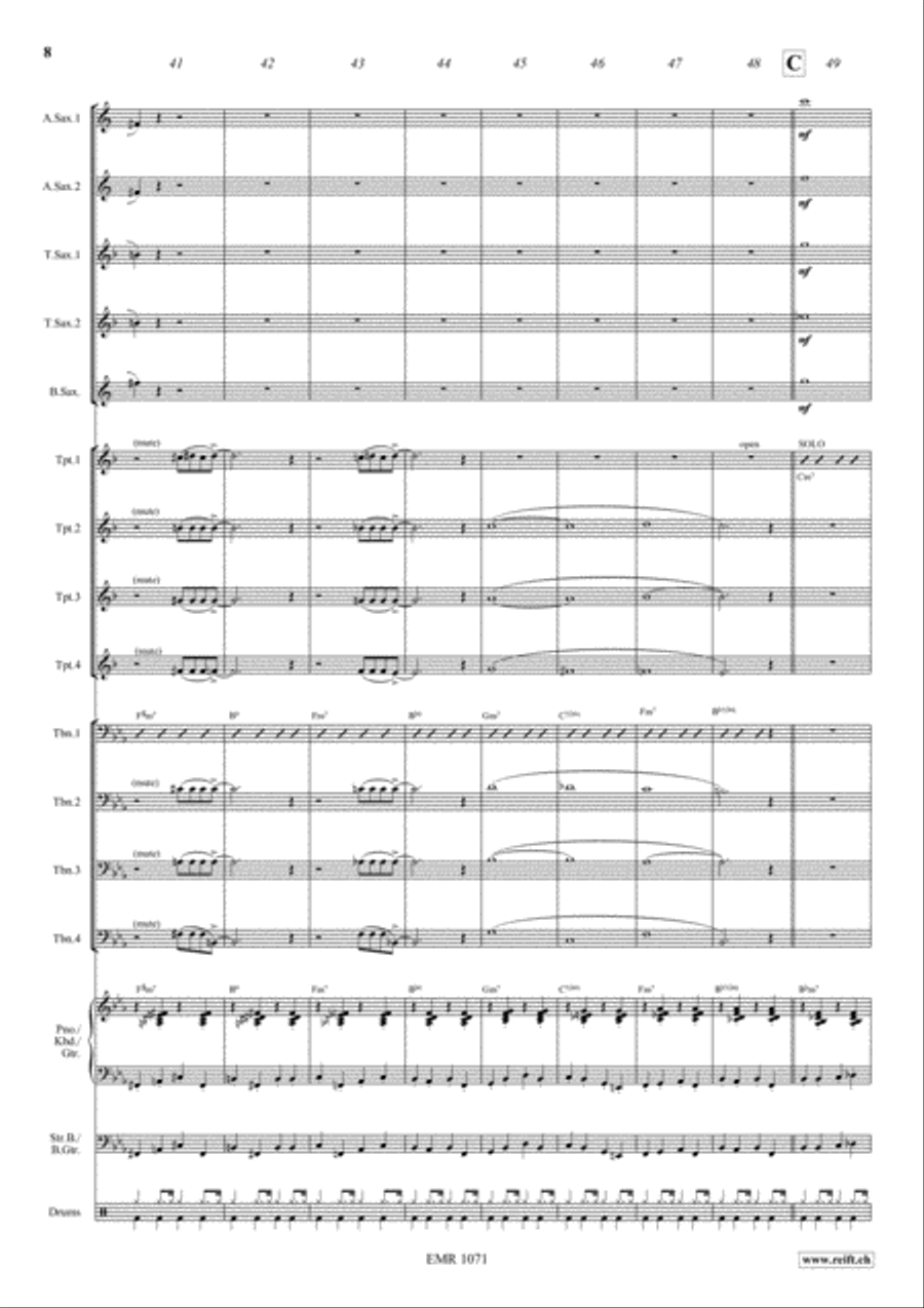 Club Sandwich Big Band scores gallery preview page 9
