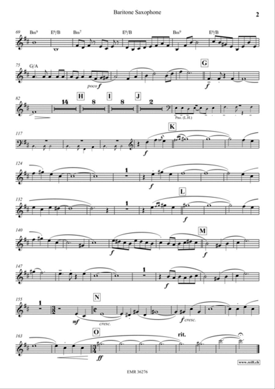 Summertime Summertime Baritone Saxophone scores gallery preview page 3