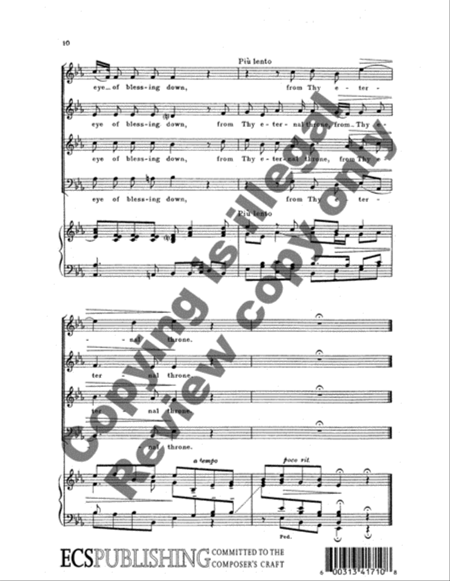 Judas Maccabeus: Father of Heaven 4-Part scores gallery preview page 6