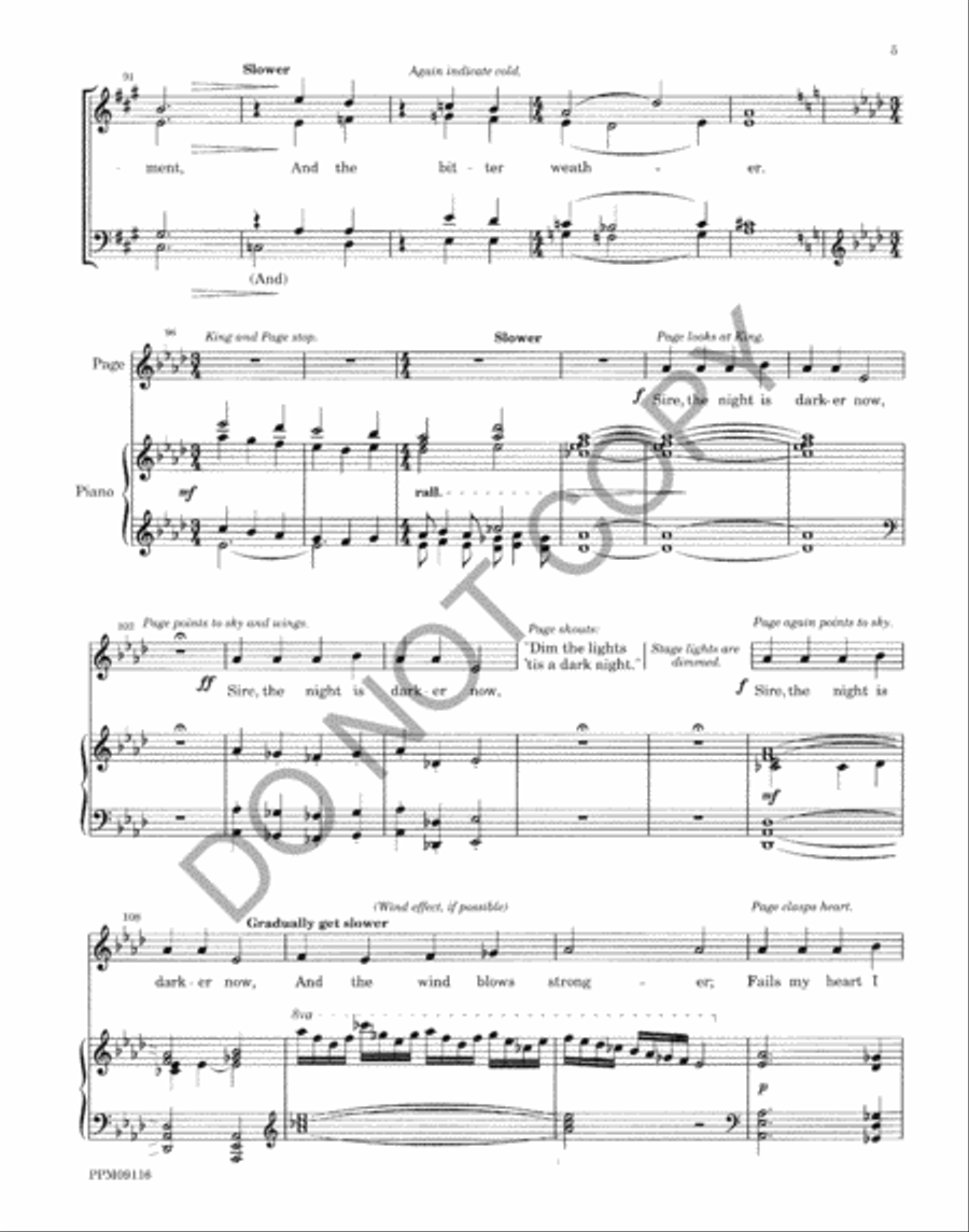 Good King Wenceslas 4-Part scores gallery preview page 8