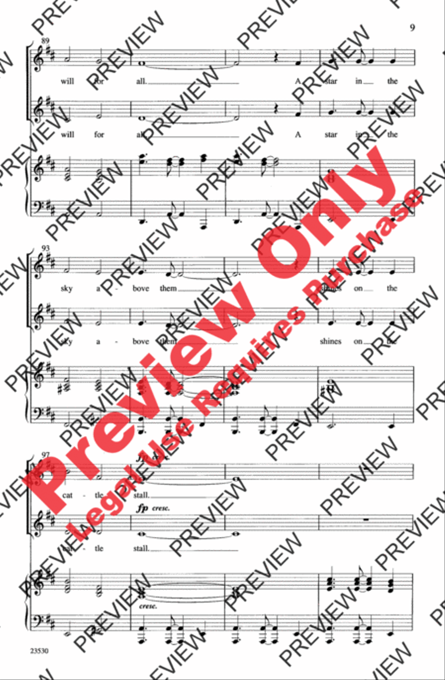 O Come, Little Children 2-Part scores gallery preview page 9