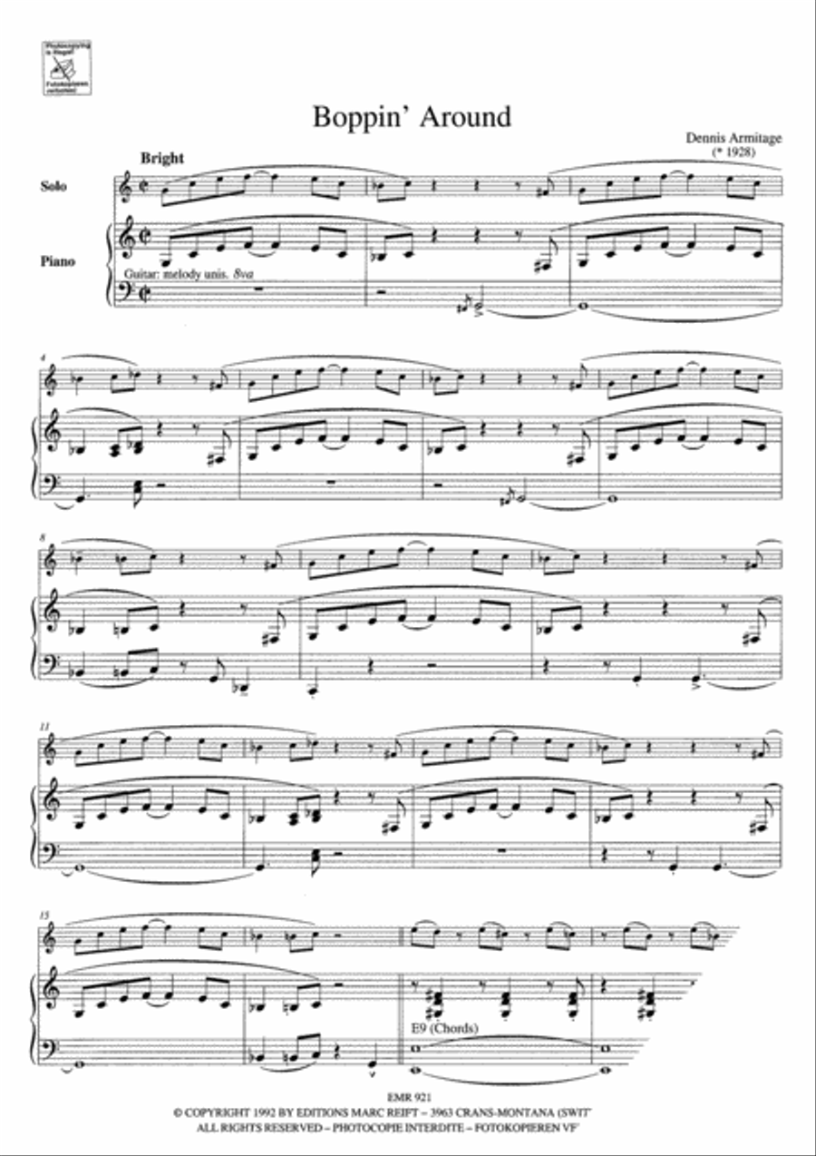 Be-Bop Tenor Saxophone scores gallery preview page 3