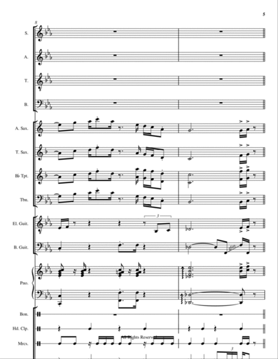 Brighter Day Piano, Vocal, Guitar scores gallery preview page 5
