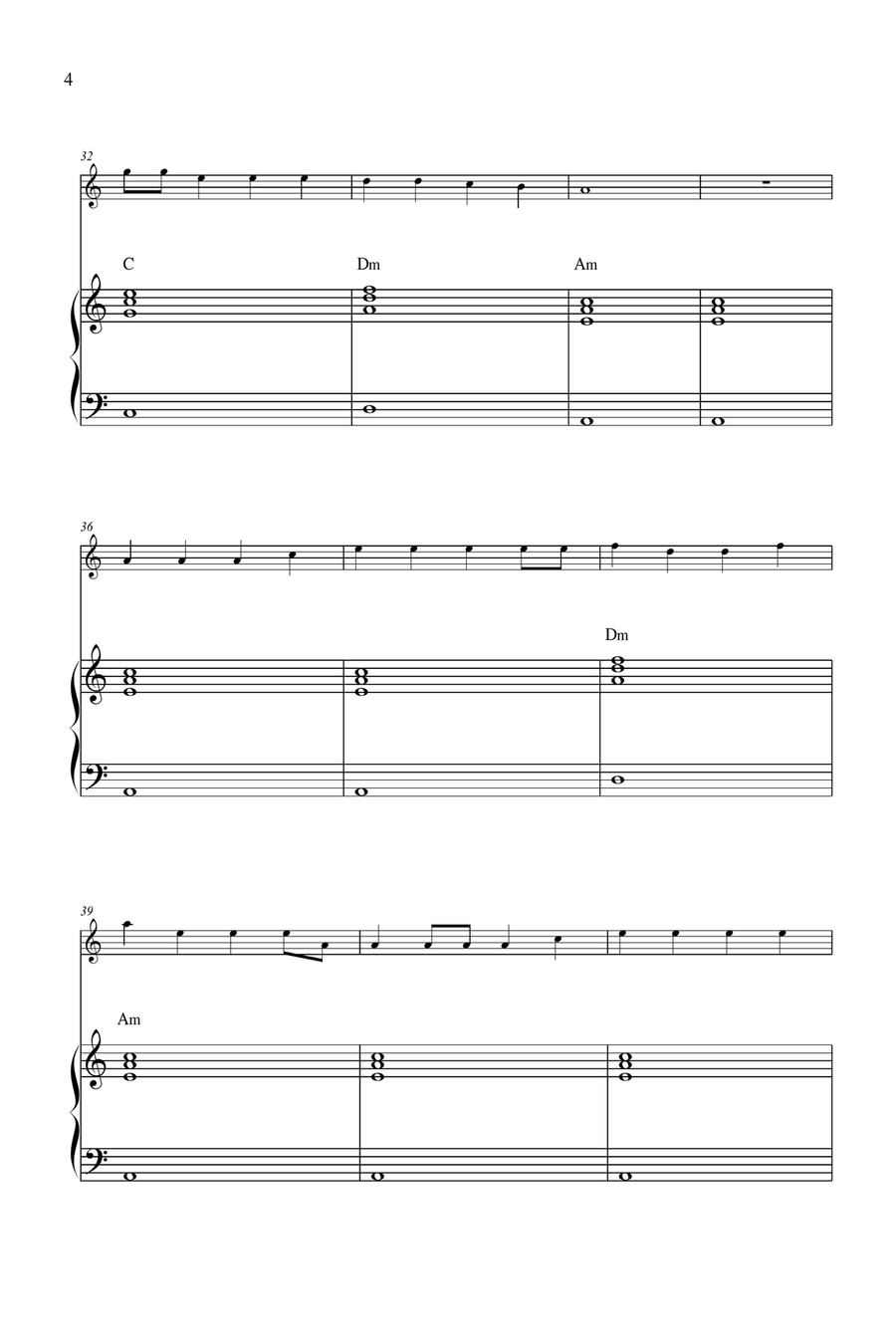 Wellerman Piano scores gallery preview page 4