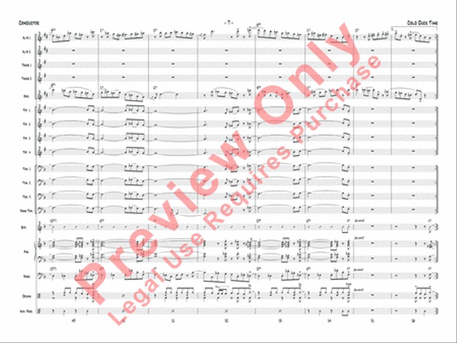 Cold Duck Time Cold Duck Time Jazz Ensemble scores gallery preview page 8