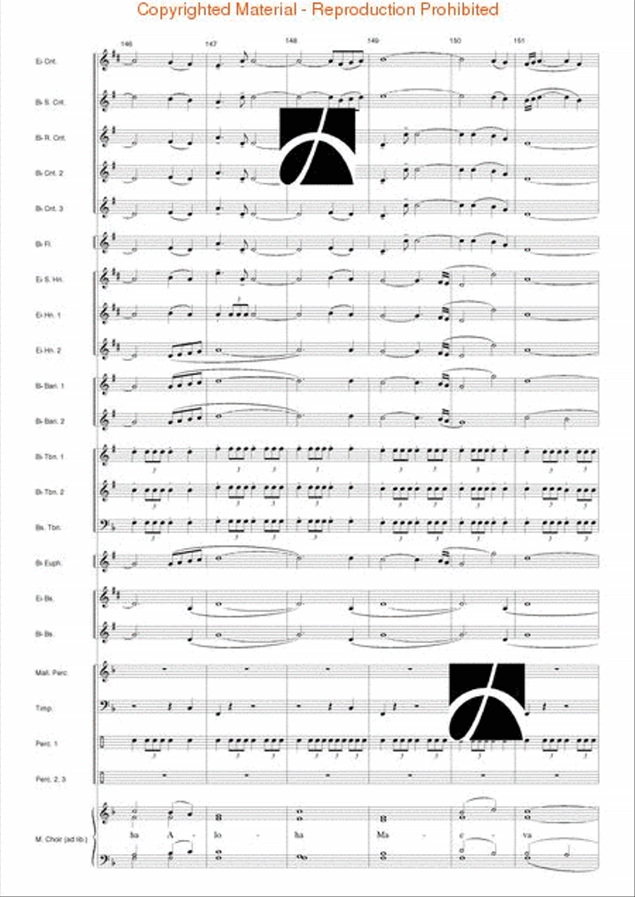 Pacific Dreams Concert Band scores gallery preview page 28