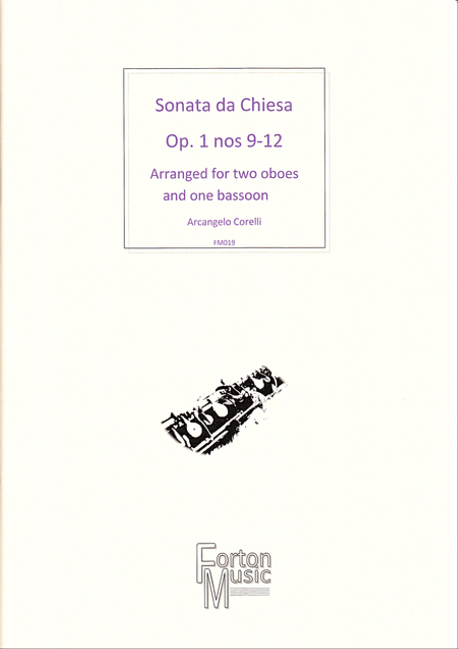 Sonata da Chiesa nos 9-12 Woodwind Trio scores gallery preview page 1