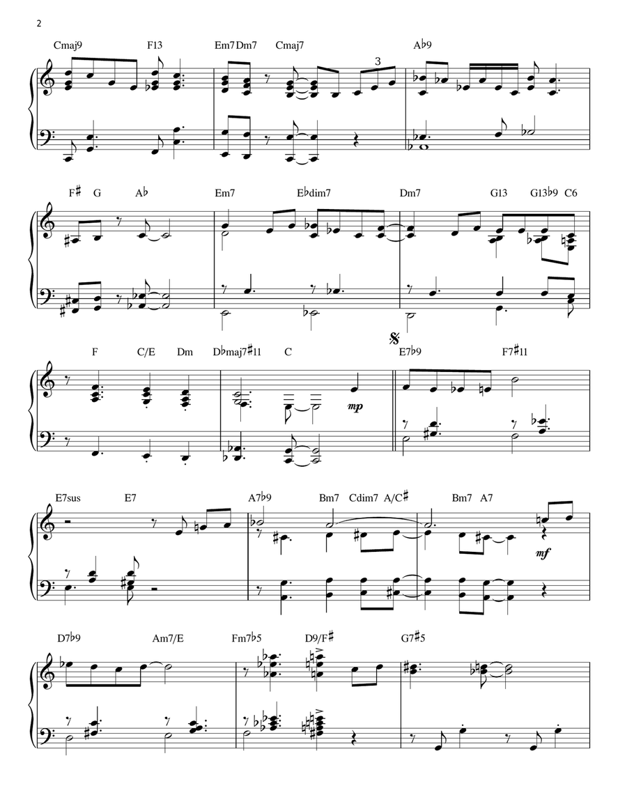 Robbin's Nest (arr. Brent Edstrom) Piano Solo scores gallery preview page 2
