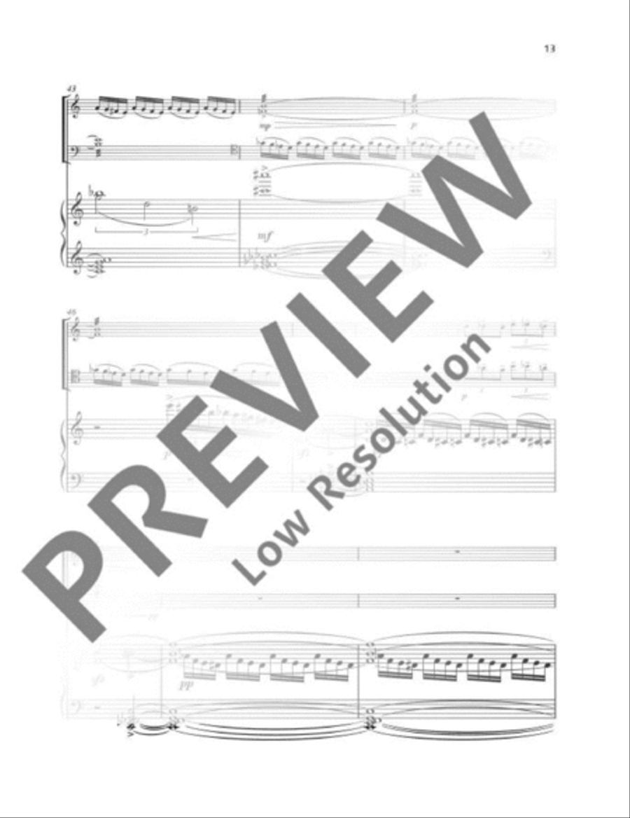 Moon over Erquan Waters Moon over Erquan Waters Piano Trio scores gallery preview page 14