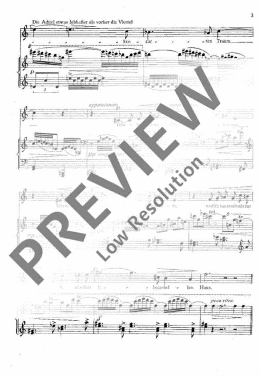Songs with piano Soprano Voice scores gallery preview page 4