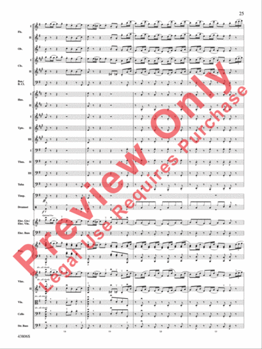 A Mad Russian's Christmas Full Orchestra scores gallery preview page 26