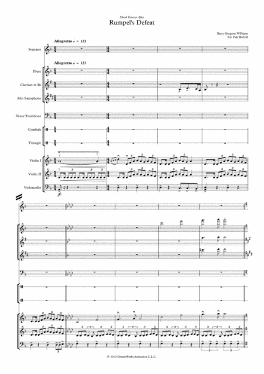 Rumpel's Defeat Large Ensemble scores gallery preview page 1