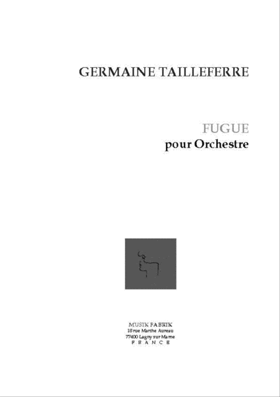 Fugue for Orchestra Orchestra scores gallery preview page 1
