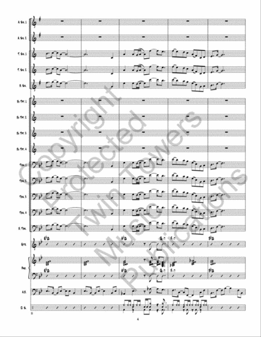 Its All Good Jazz Ensemble scores gallery preview page 5