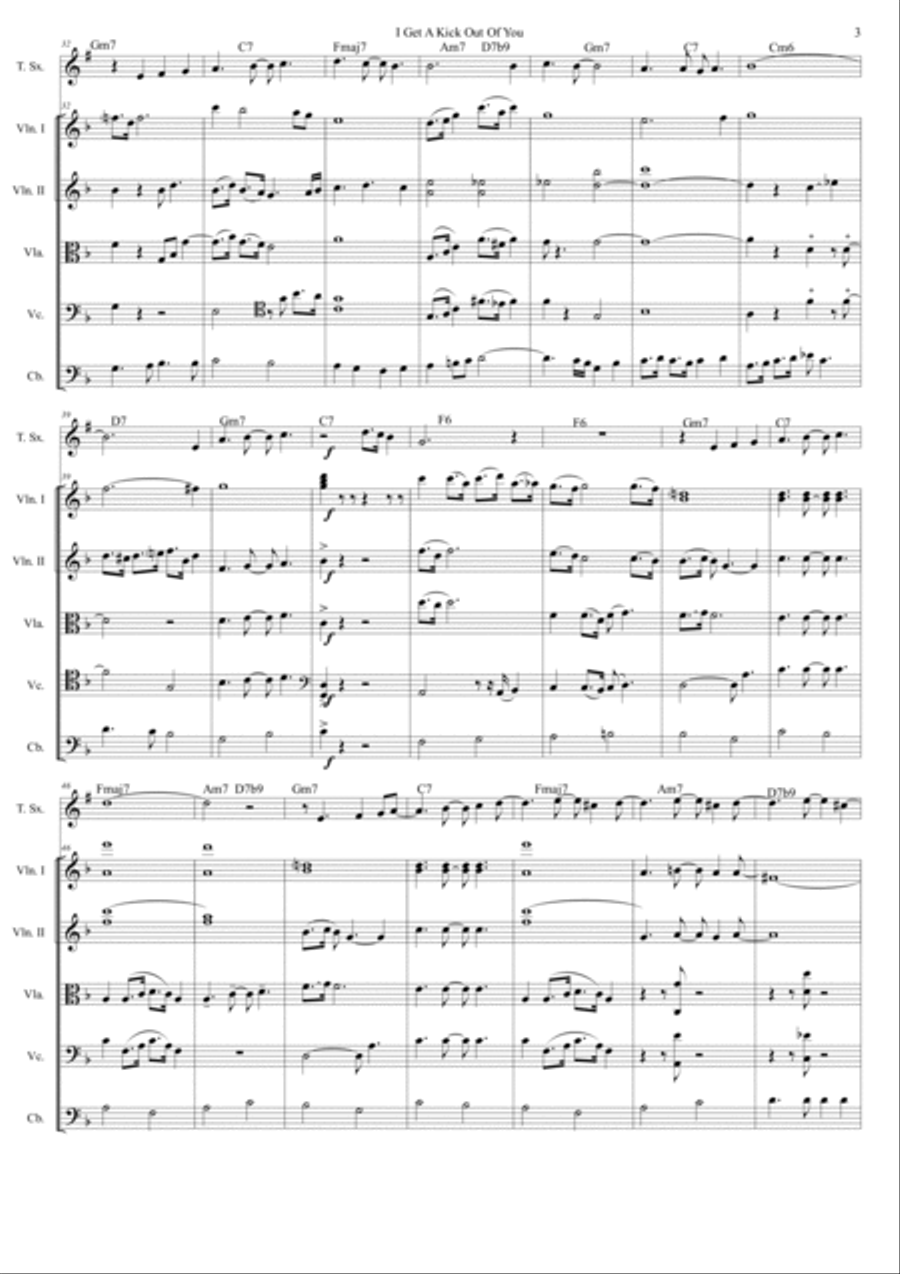 I Get A Kick Out Of You Cello scores gallery preview page 3