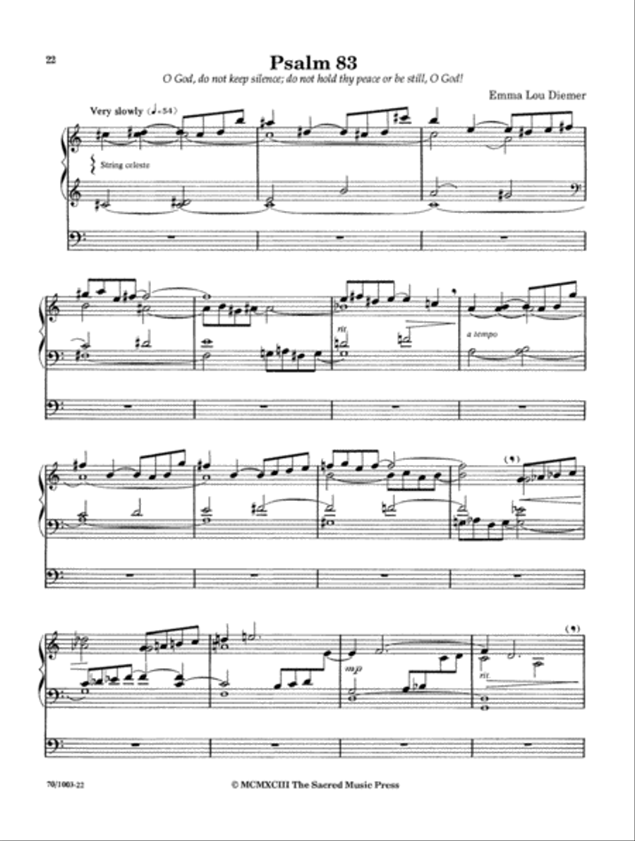 Psalms for Organ Organ Solo scores gallery preview page 13