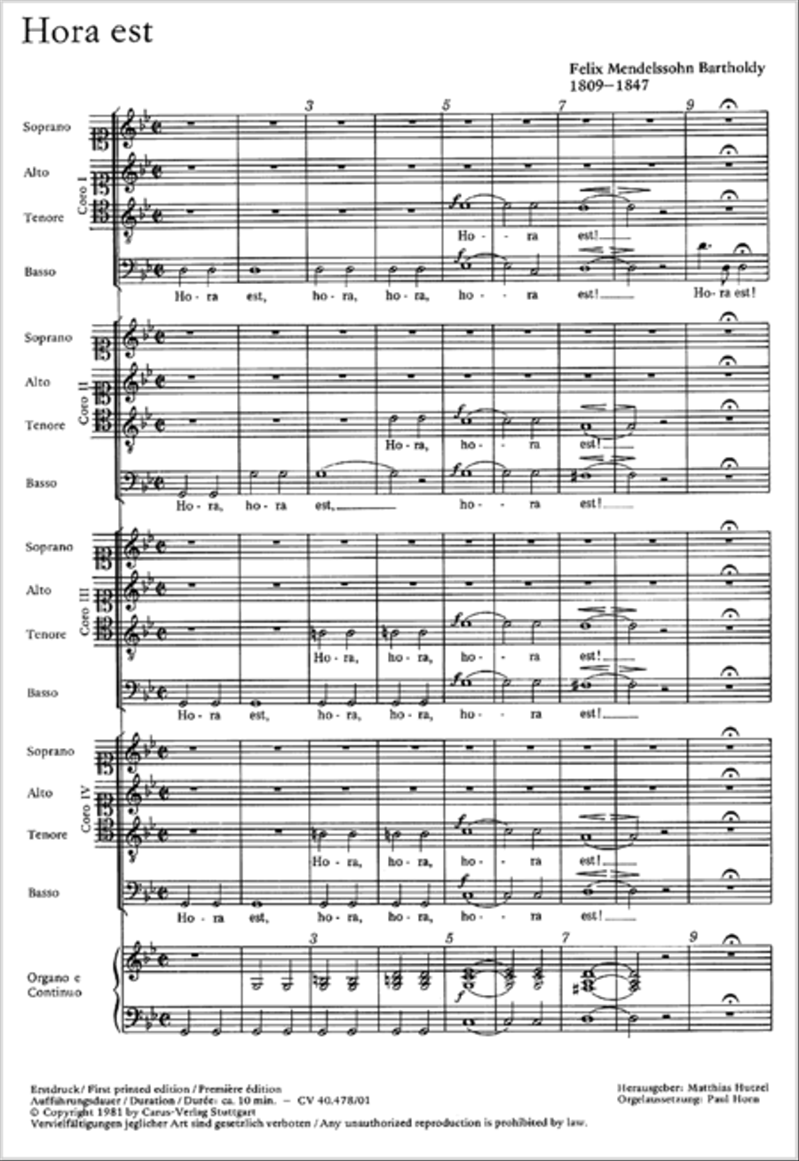 Hora est 4-Part scores gallery preview page 58