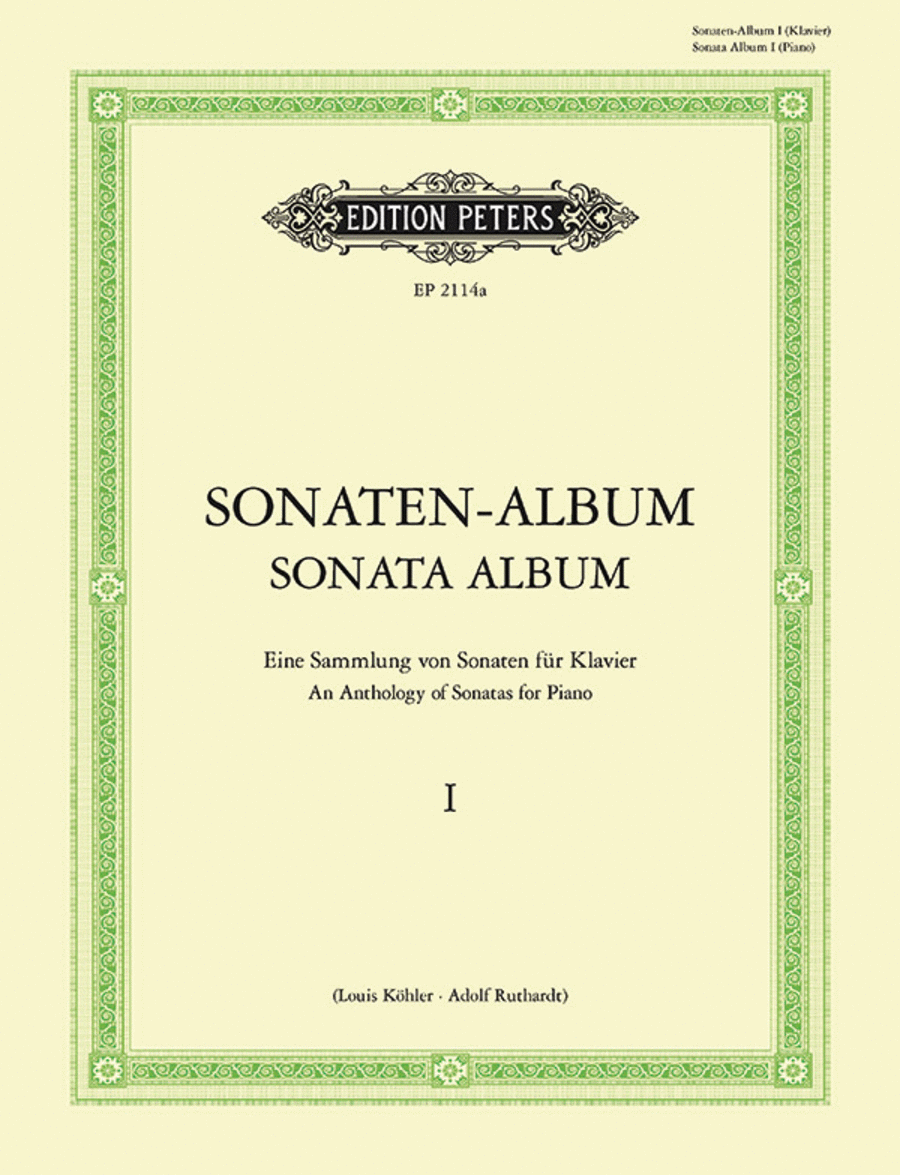 Sonata Album (26) in 2 volumes Volume 1