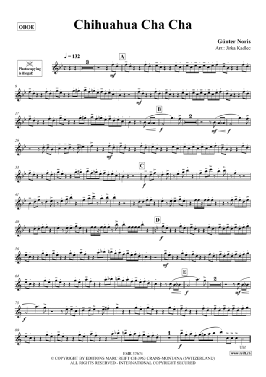 Chihuahua Cha Cha Piano Accompaniment scores gallery preview page 2