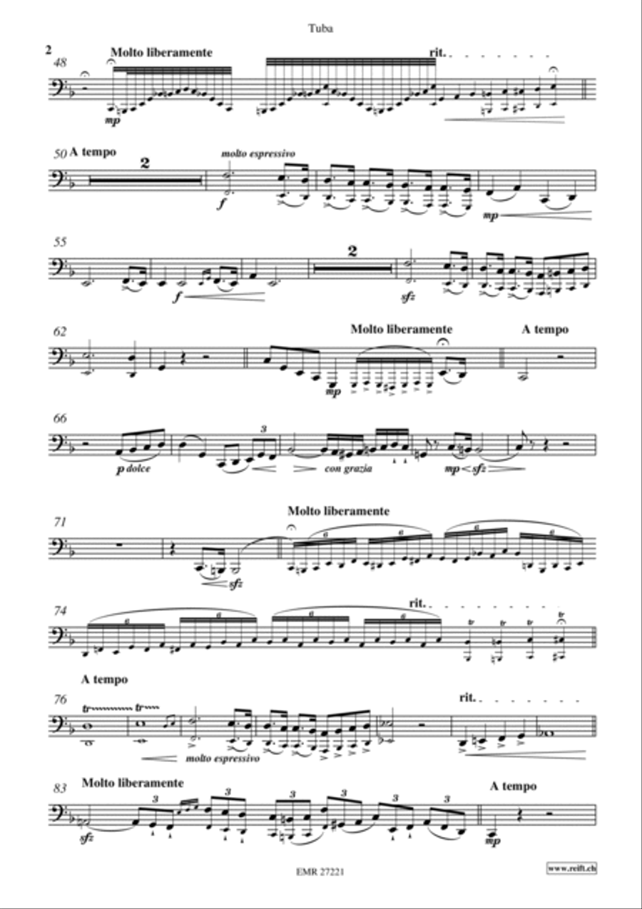 Elegie Tuba scores gallery preview page 3