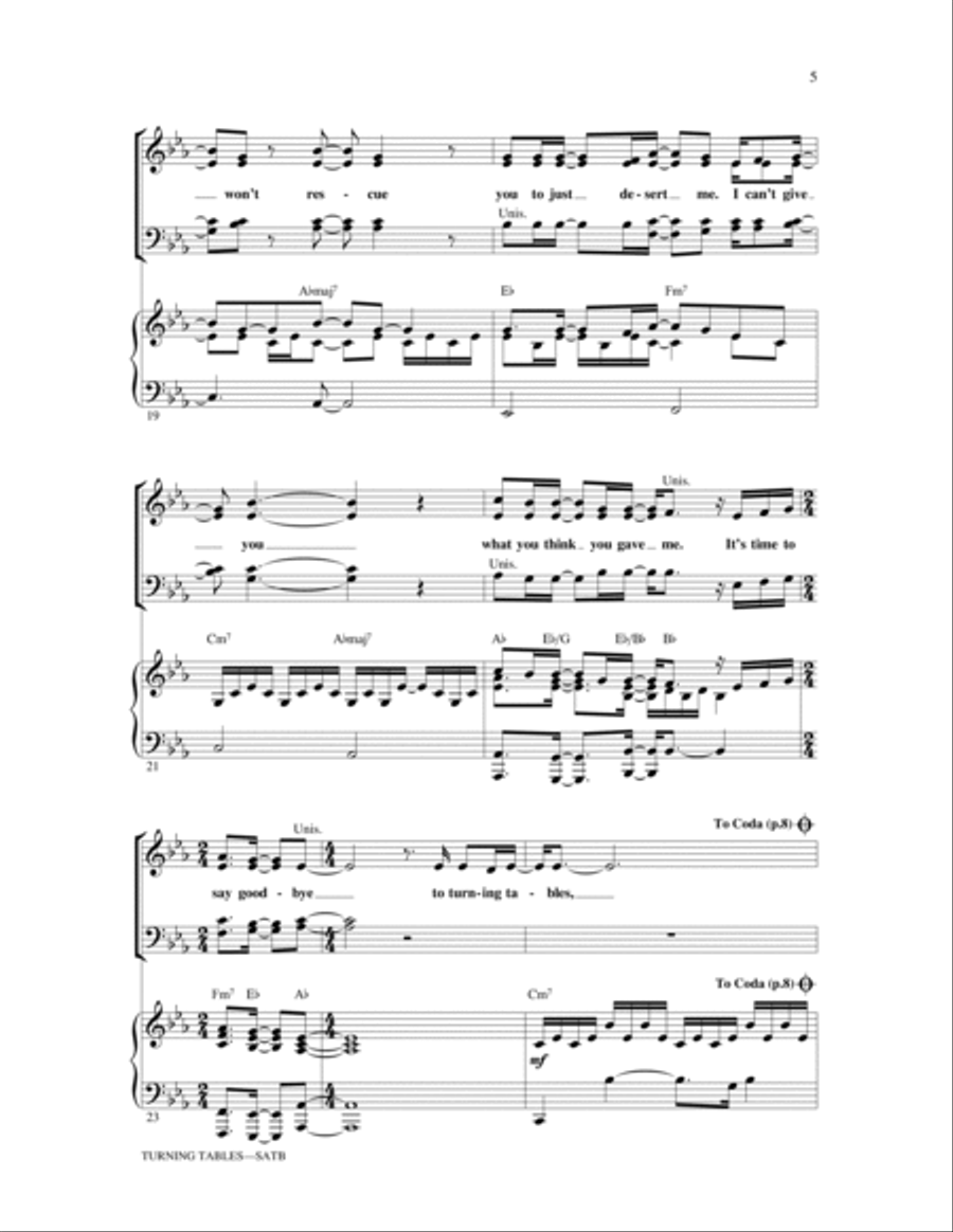 Turning Tables 4-Part scores gallery preview page 4