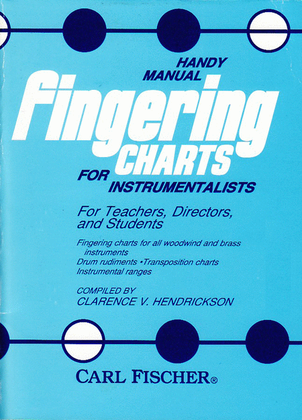 Book cover for Handy Manual Fingering Charts for Instrumentalists