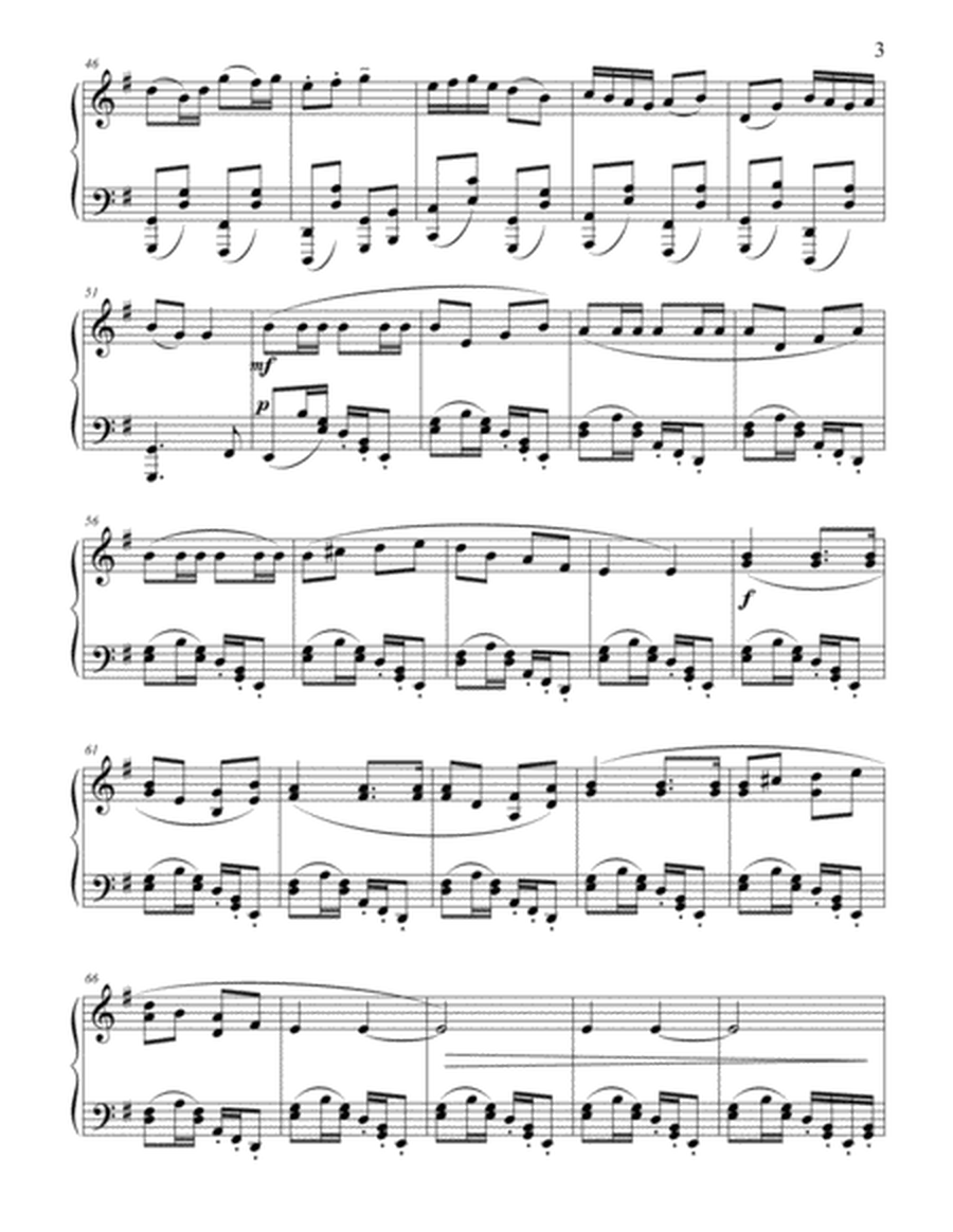 Drunken Sailor Advanced Piano Solo image number null