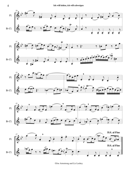 Ich will leiden, ich will schweigen (I would suffer, I would keep silent) from Cantata BWV 87
