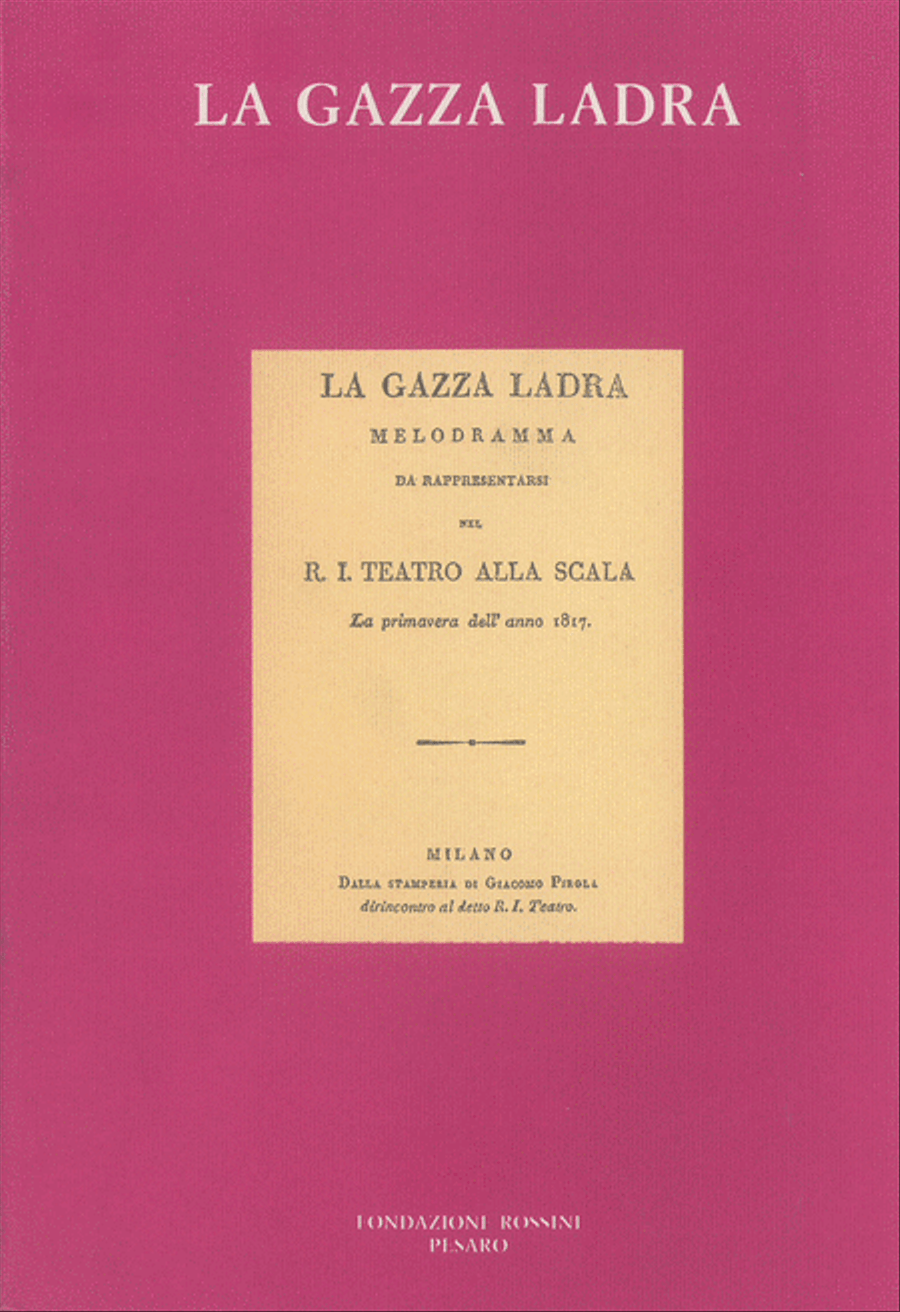 La Gazza Ladra La Gazza Ladra School and Community scores gallery preview page 1