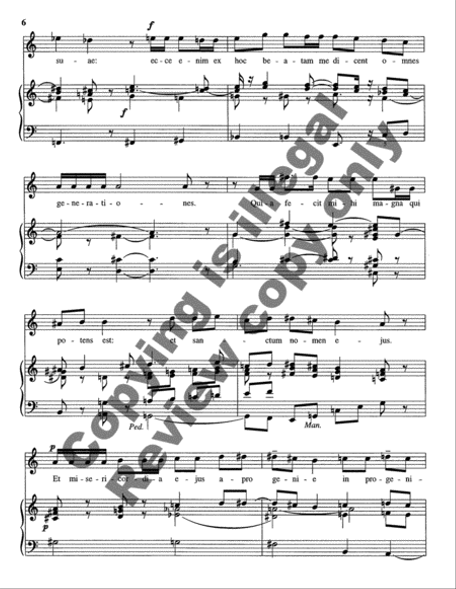 Three Canticles from Luke High Voice scores gallery preview page 11