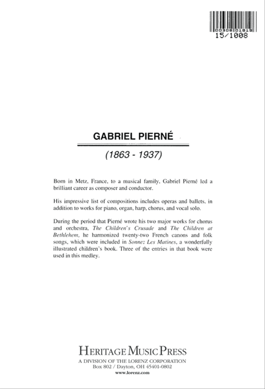 Three French Folk Songs 2-Part scores gallery preview page 8