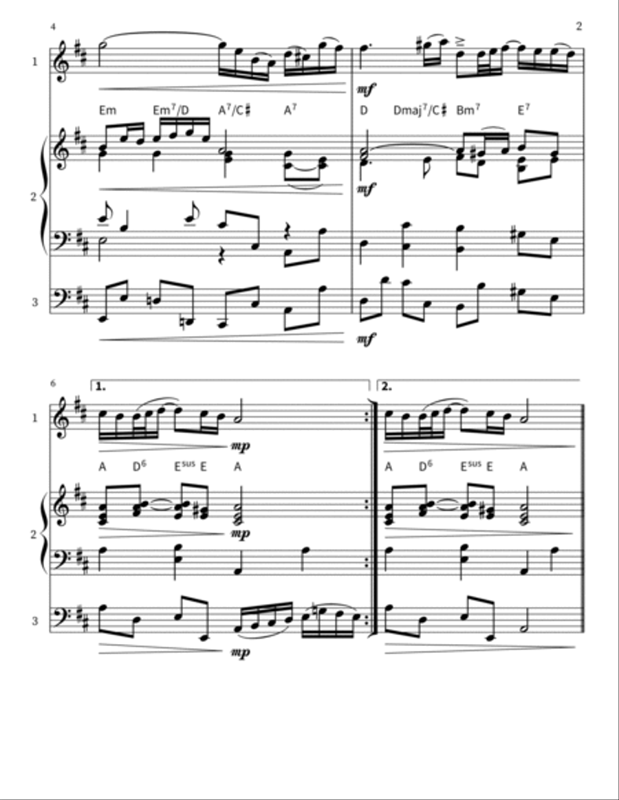 Air On The G String Chamber Music scores gallery preview page 2