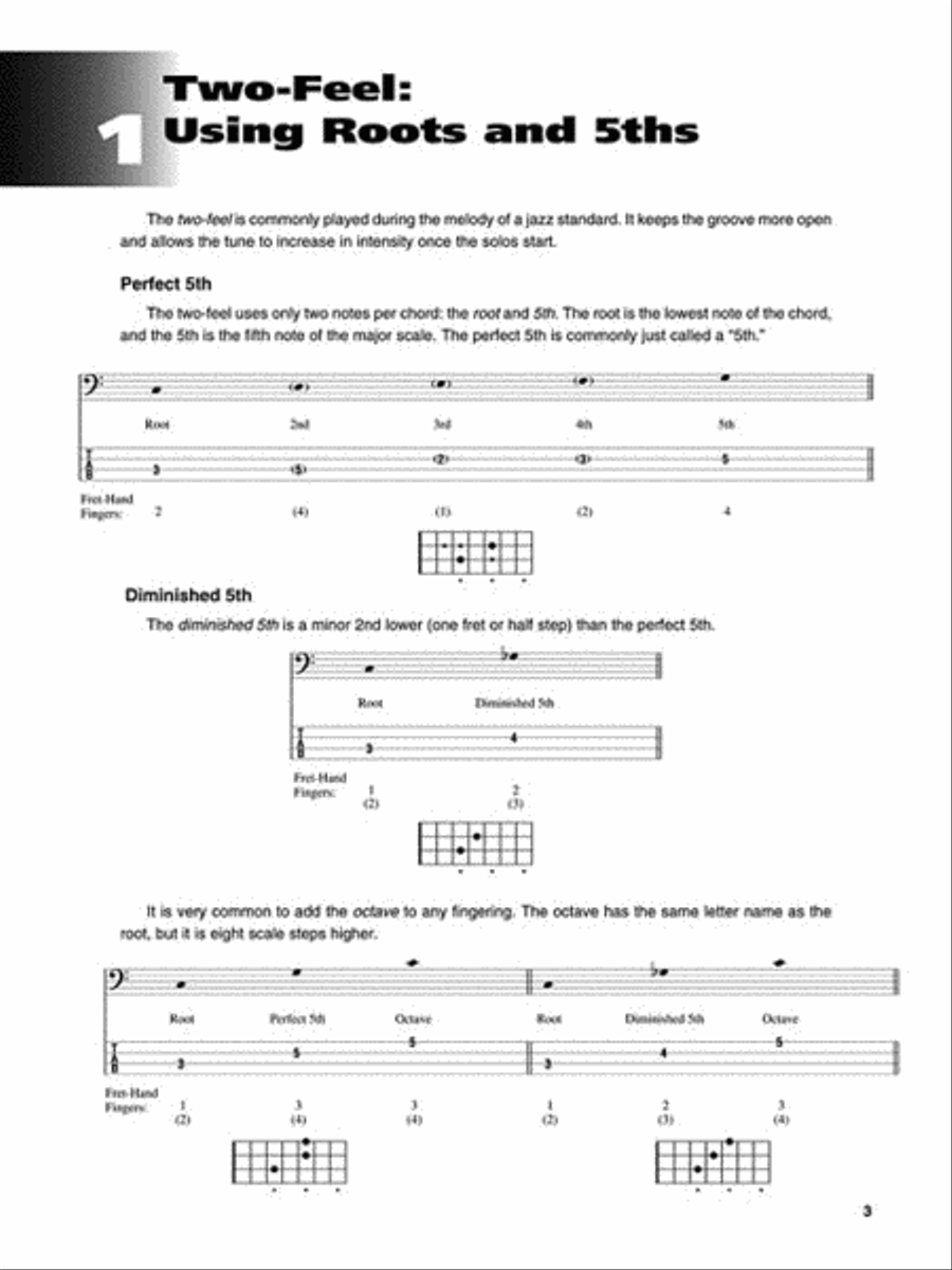 Beginning Jazz Bass Electric Guitar scores gallery preview page 3