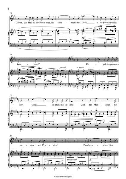 Die Hirten, Op. 8 No. 2b (E-flat Major)