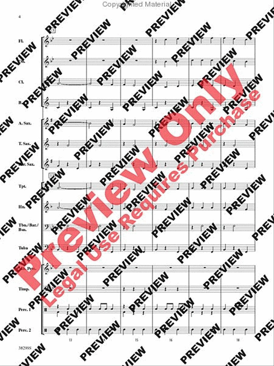 De Colores Concert Band scores gallery preview page 5